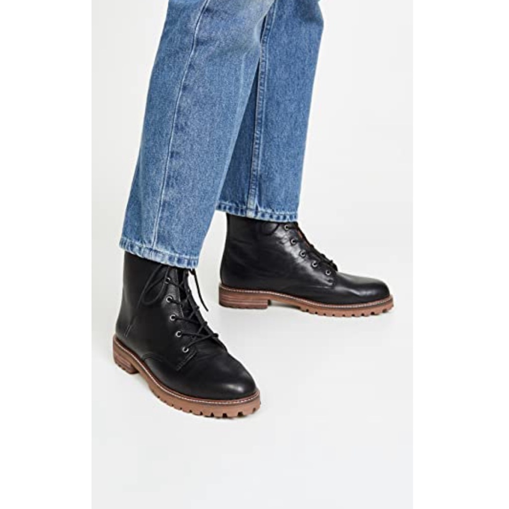 MADEWELL l NWT Levi Lace Up Boots size 8